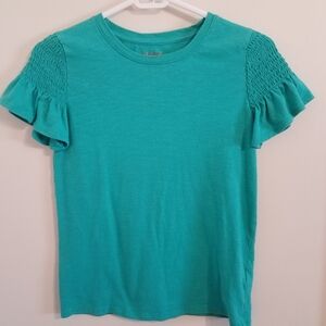 Cat & Jack Top with Ruffled Sleeves